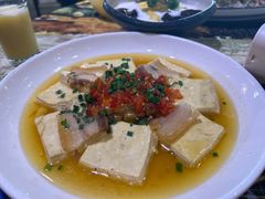 咸肉剁椒蒸臭豆腐-阿婆农家菜(车墩店)