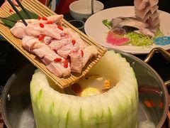-得意咚瓜·顺德鱼生·冬瓜盅火锅