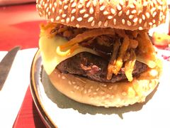 美式烧烤牛肉堡-bluefrog蓝蛙(水游城店)