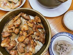 农家铜盘蒸鸡-苏记农家菜馆