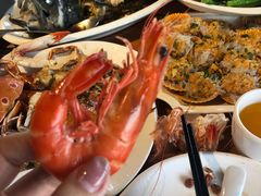 白灼野生海虾-蓝湾碧波·老字号·疍家非遗海上餐厅