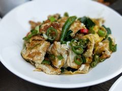 青椒醋炒荷包蛋-几个木匠匠人厨房