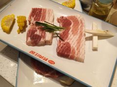 烤厚切猪五花肉（原味）-韩香福烤肉庄园(华夏路店)