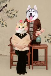 -时光纪亲子全家福照相馆(静安店母女写真父母纪念照)