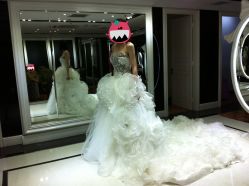 第六套主纱-韩国天使嫁衣婚纱礼服馆(上海旗舰店)