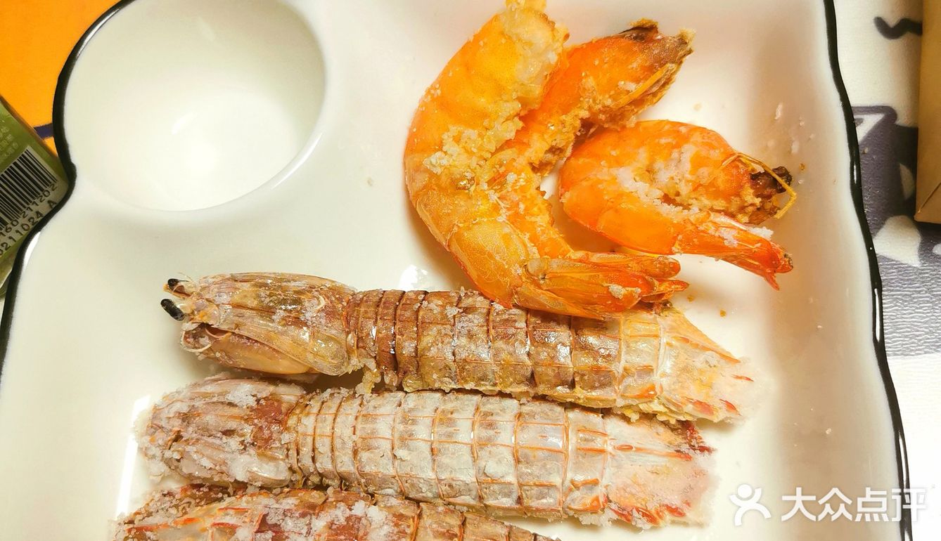 盐焗大虾🍤皮皮虾🦐花螺