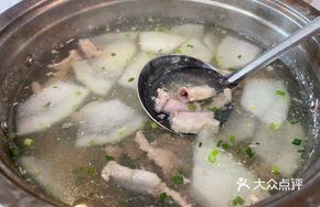 Winter Melon and Blood Sausage Stew