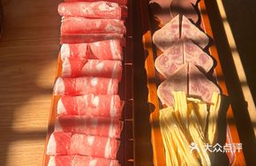 Hand-sliced Beef and Mongolian Fresh Lamb