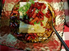 炝泼葱油豆腐-西贝莜面村(上海百联西郊店)