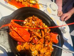 波士顿龙虾炒年糕-玫瑰厅上海菜(兴国路店)
