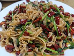 炒扇贝边-禄源饭店