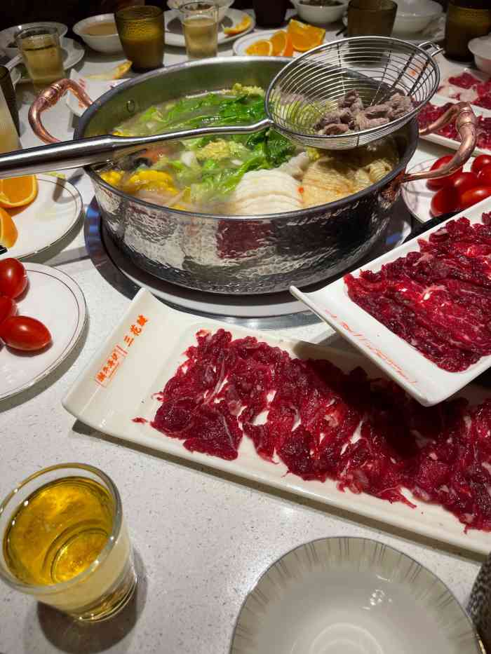 潮牛海记(北城天街店)-"好吃,我和媳妇儿子吃肉就吃了六盘,虽然我.