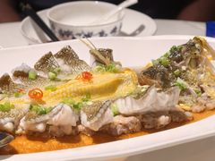肉饼蒸大黄鱼-炳胜品味(深圳湾万象城店)