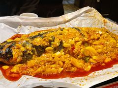 蒜香纸包江团烤鱼-红辣椒·川菜·火锅(张杨路店)