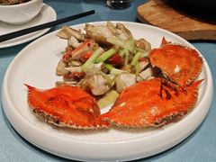 葱姜炒飞蟹-大连湾旭日·家宴·海肠捞饭(马栏广场店)