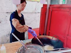 -小红车炸蛋葱油饼