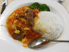 番茄牛肉滑蛋饭-佰搭果·广式茶餐厅(西华路店)