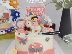 -卡比儿童蛋糕·心意定制·低脂零卡糖动物奶油FancyBALLOON(滨海店)