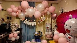 -小鲤鱼生日气球派对会场策划布置