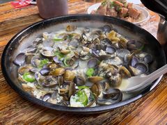 蒸沙蚬-大赤坎肥仔强烧味海鲜餐厅(大赤坎店)