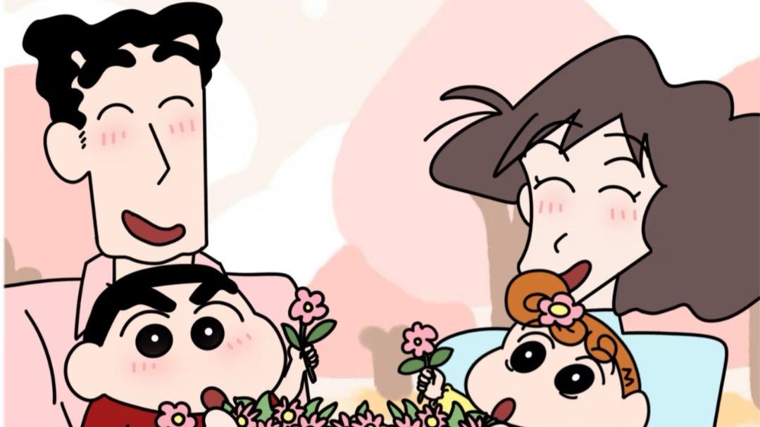 蜡笔小新全家福