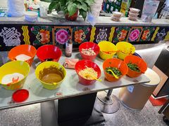 自助调料区-新疆阿卜杜拉烧烤餐厅(四方坪店)