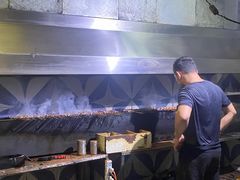 -劳动公园新疆人烤腰子