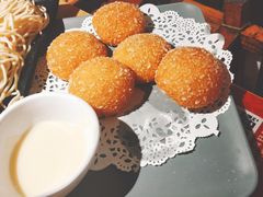 雪花南瓜饼-麻田会 ·鲜活现烹·牛蛙火锅(珠江新城维家思广场店)
