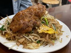 肉丝炒粉干加大排-凡老头米线砂锅(古荡新村西粮站)