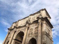 君士坦丁凯旋门-圣母百花大教堂穹顶