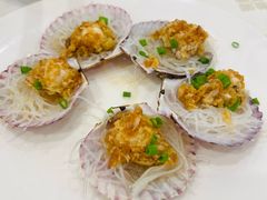 蒜蓉粉丝蒸元贝-外沙疍家棚酒楼