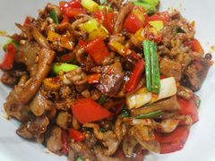 酸辣椒炒鸡杂-建辉湖南土菜馆(高新店)