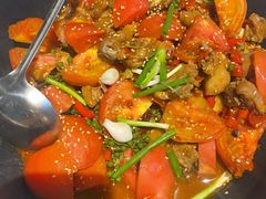 -贵州辣子鸡番茄鸡
