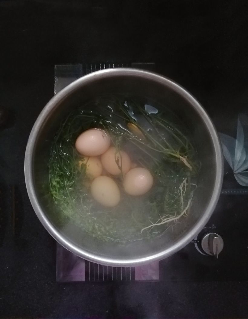 三月三地菜煮鸡蛋
