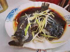 清蒸多宝鱼-北戴河庆山饭店·海鲜砂锅粥(北戴河黑石路店)