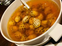 古越陈酿煮花螺-杭州西子湖四季酒店·金沙厅