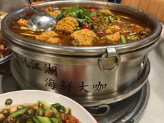-牟记江湖重庆地标特色菜鱼蛋海鲜无刺鲫鱼(巴南区黑金冠十多年好店)