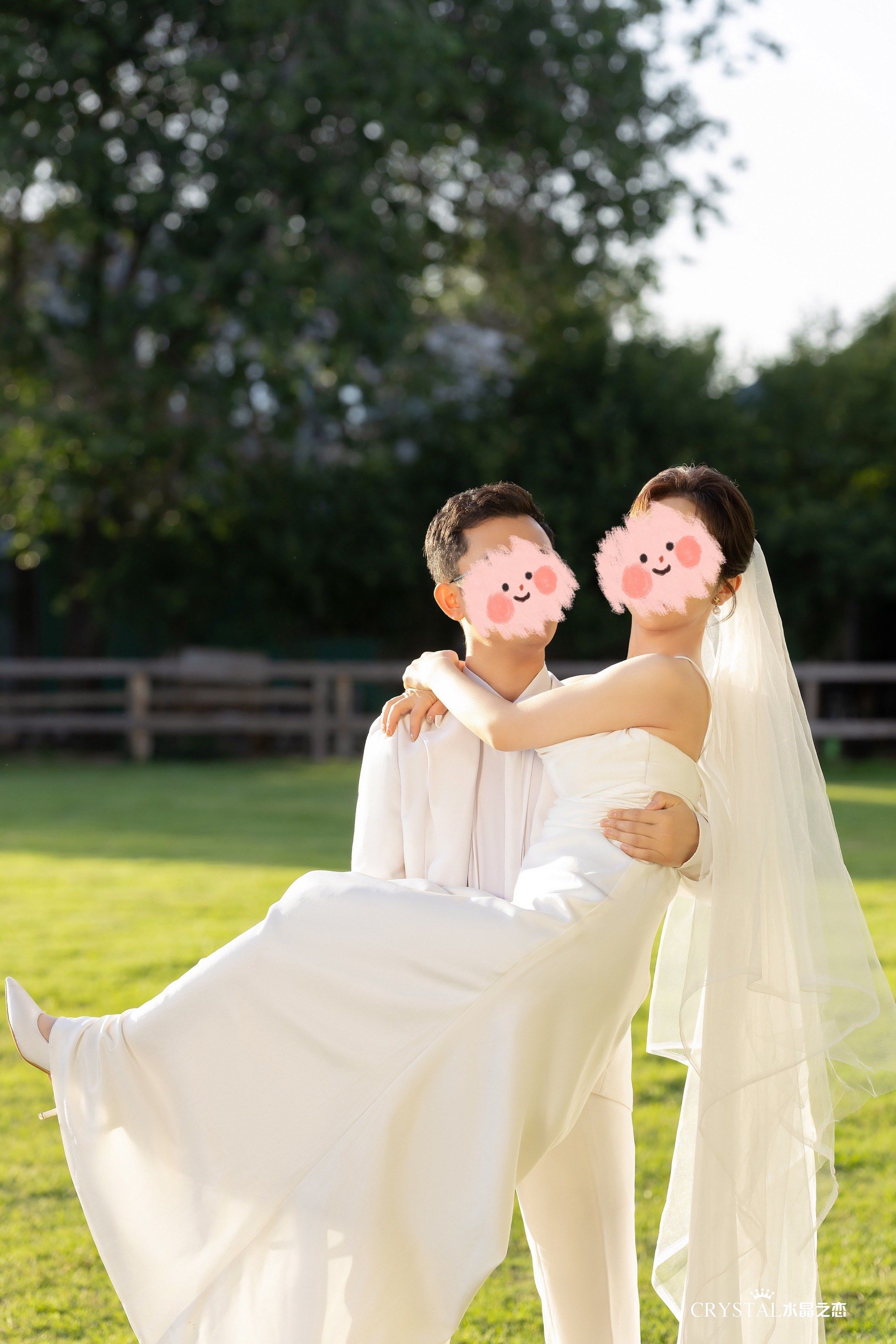 最美婚纱照水晶之恋