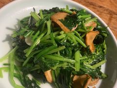 杏鲍鱼菇炒菠菜-小吊梨汤·北京菜·烤鸭(鸟巢店)