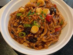 鱼香锅巴肉丝-刘胖子家常菜·蹄花焖藕(中南店)