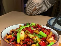 宫爆板筋-山石榴·贵州菜(丰盛里店)