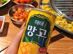 韩国芒果汁-弘益铭家九炙社韩国烤肉料理(尚美店)