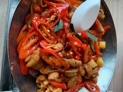 小红椒炒肥肠-石头咕(葵蓬店)