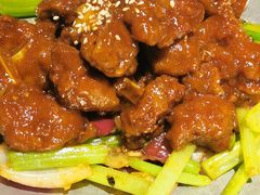 蒜香蜜汁排骨-绿茶餐厅(布吉万象汇店)