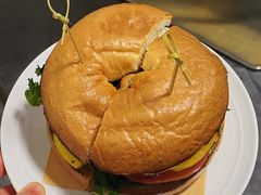 超级食物贝果汉堡-有樣YOUNG VEGAN·蔬食烘焙