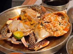 -草家酱蟹炭火烤肉店(珲春南路一店)