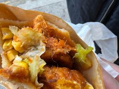 -小红车炸蛋葱油饼