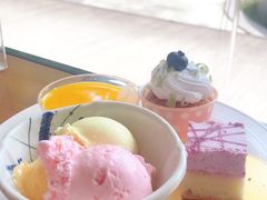 榴莲冰淇淋-岷山饭店-芝芝自助餐厅