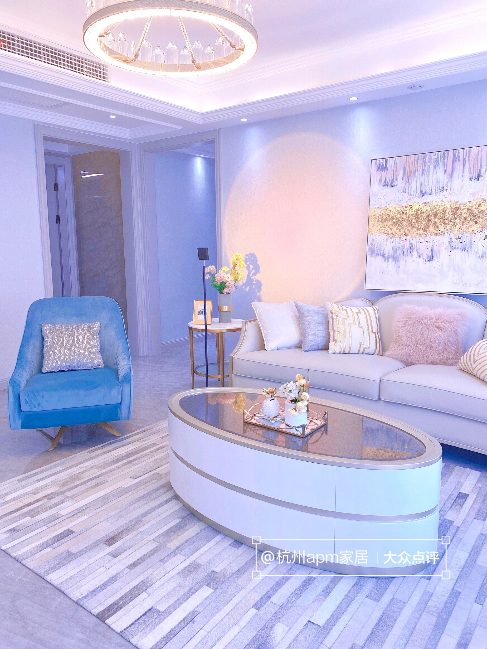 97莫兰迪装修|超洋气的灰蓝色,干净治愈满分