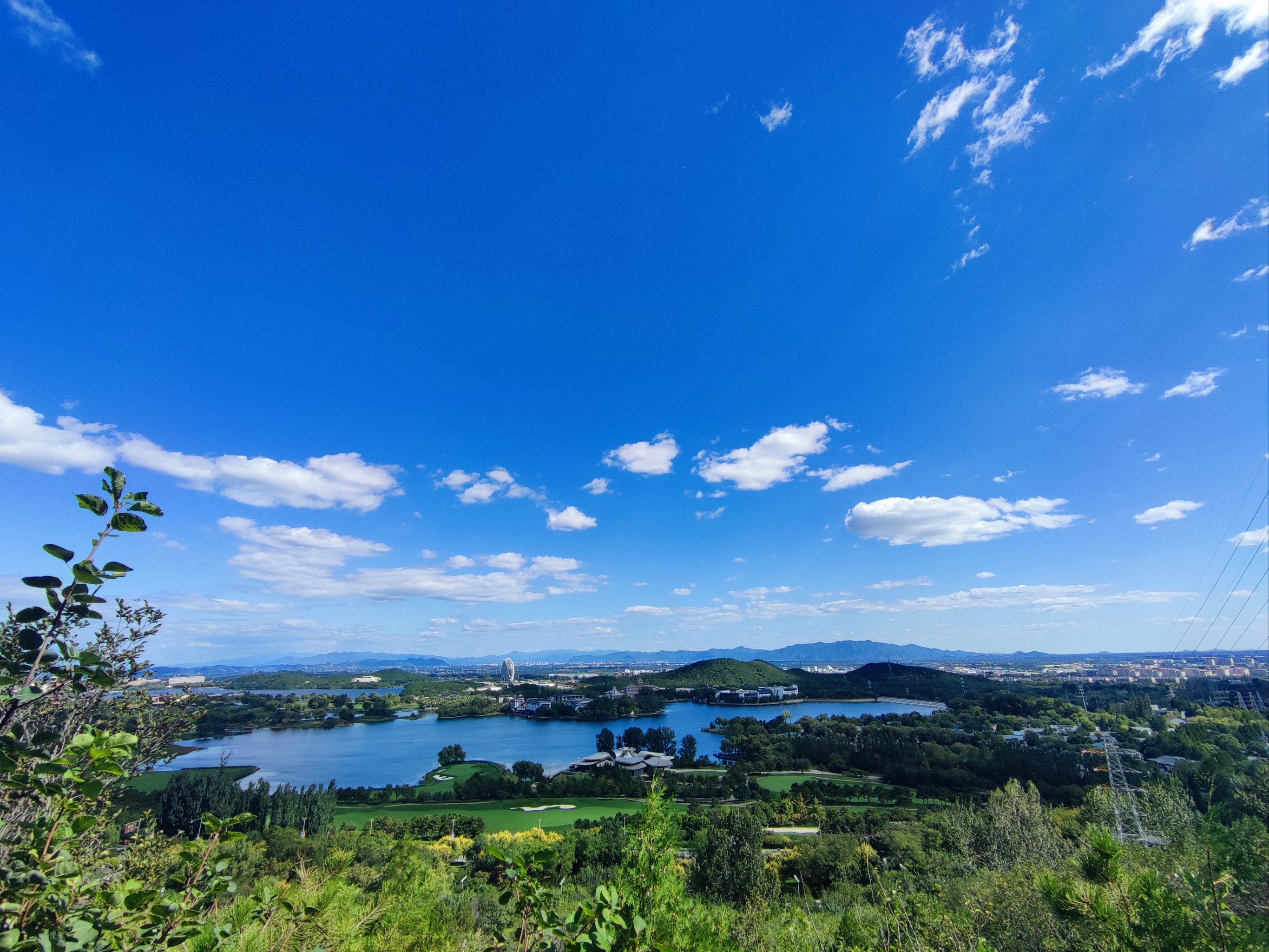 雁栖湖西山步道图片